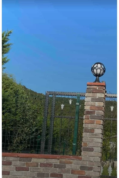 KARTAŞ Lamp232 Papatya Set Üstü Bahçe Aydınlatma Armatürü-siyah - 3