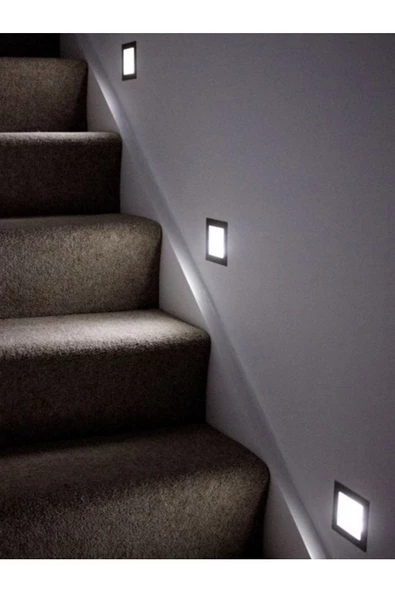 Akviva Mercan Led Basamak Armatürü Mavi Işık - Resim 4