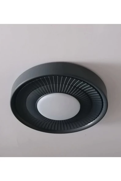 ECONA Full Reyon 20 W Siyah Gövde Dekoratif Tavan Ve Duvar Armatürü Günışığı Sıva Üstü - 2
