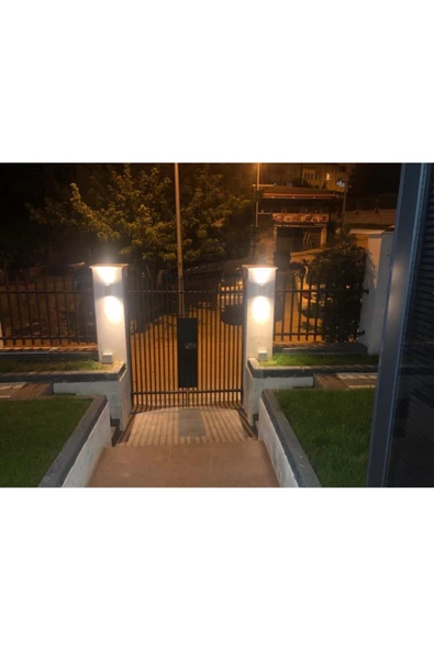 sekizgen led Mermer Desenli 14 watt Ledli Çift Yönlü Dış Ve Iç Mekan Uyumlu Dekoratif Aplik - 6