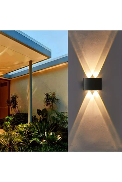 fullreyon 4 Watt GÜN IŞIĞI Işık Ledli Işık Süzmeli Dekoratif İç ve Dış Mekan Led Aplik, Modern ve Şık Armatür - 7