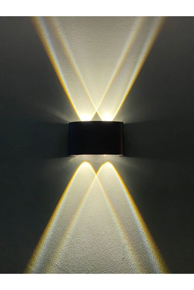 fullreyon 4 Watt GÜN IŞIĞI Ledli Dekoratif Işık Süzmeli İç ve Dış Mekan Lüx Aplik, Modern ve Şık Armatür - 4