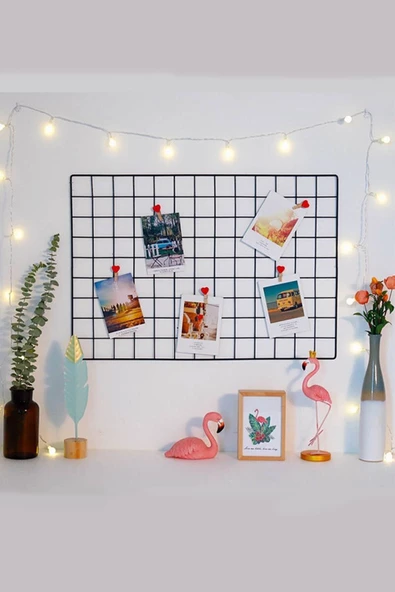 Benefitto Tel Fotoğraf Askısı Metal Askılık 40*60 Cm