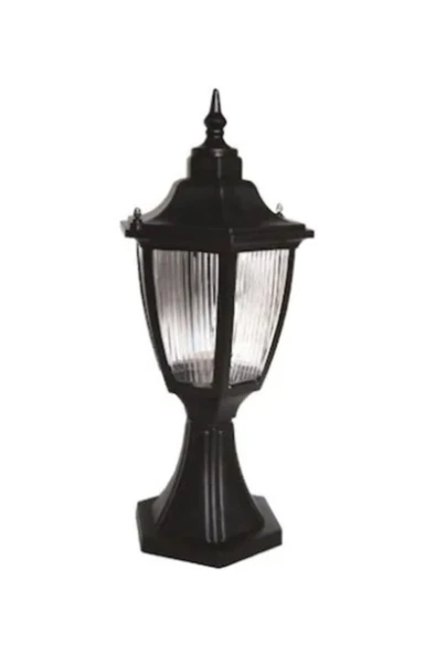 KARDEŞLER AYDINLATMA Full Reyon Setüstü Bahçe Aydınlatma Armatürü, Set Üstü Altıgen Bahçe Armatürü Siyah, Bahçe Lambası ürün görseli