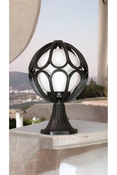 fullreyon E27 Duylu Dekoratif Set Üstü Armatür, Bahçe Duvar Aydınlatma Apliği 38 X 25 Cm Bahçe Duvar Armatürü - 4