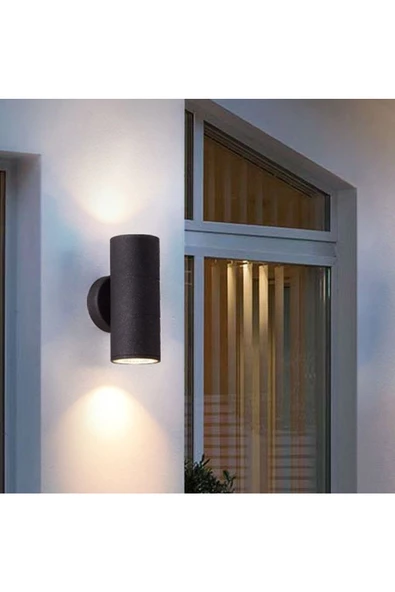 fullreyon GÜN IŞIĞI Ledli Modern Tasarım Çift Yönlü İç ve Dış Mekan Aplik, Bahçe, Balkon, Kamelya Teras Aplik - 2