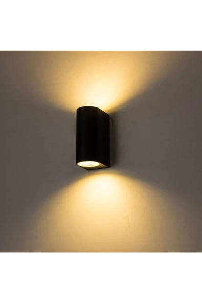 fullreyon Amber Işık Ledli Iç Ve Dış Mekan Dekoratif Çift Yönlü Duvar Apliği - Resim 5