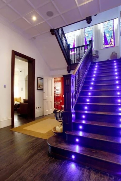 Teslamix Koridor Basamak Merdiven Sensörlü Spot Lamba Aydınlatma Metalik Gri Kasa 8cm X 8cm (3000k Gün Işığı) - Resim 2