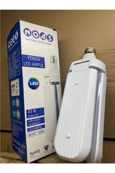 Noas 40w Yonca Led Ampül Pervane Led Ampul Güçlü Beyaz Işık - 4