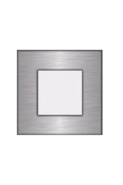 Teslamix Full Reyon Koridor Basamak Merdiven Sensörsüz Kare Spot Lamba Aydınlatma Krom Kasa (mavi Işık) ürün görseli 1