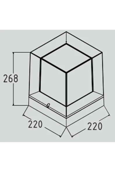 Horoz Prizma Bahçe Aydınlatma E27 Duy - Resim 3