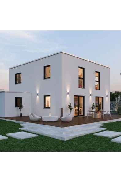fullreyon Gün Işığı Ledli Iç Ve Dış Mekan Dekoratif Çift Yönlü Duvar Apliği - 5