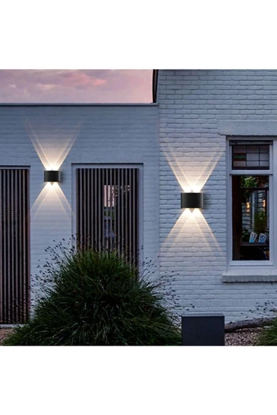 fullreyon 4 Watt GÜN IŞIĞI Ledli Dekoratif Işık Süzmeli İç ve Dış Mekan Lüx Aplik, Modern ve Şık Armatür