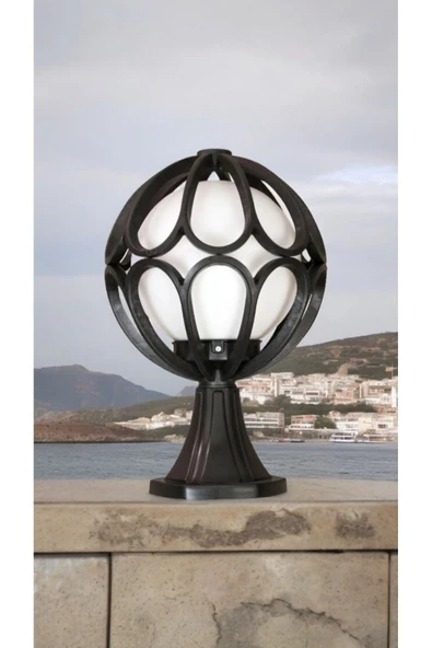 fullreyon E27 Duylu Dekoratif Set Üstü Armatür, Bahçe Duvar Aydınlatma Apliği 38 X 25 Cm Bahçe Duvar Armatürü - 3