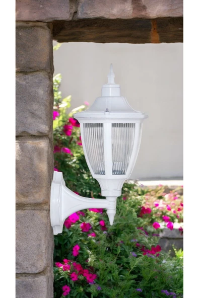 fullreyon 10 Watt Günışığı Ampullü Dekoratif  Bahçe Duvar Aydınlatma Armatürü, Bahçe, Teras, Balkon Apliği - 6