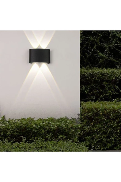 fullreyon 4 Watt GÜN IŞIĞI Ledli Dekoratif Işık Süzmeli İç ve Dış Mekan Lüx Aplik, Modern ve Şık Armatür - 3