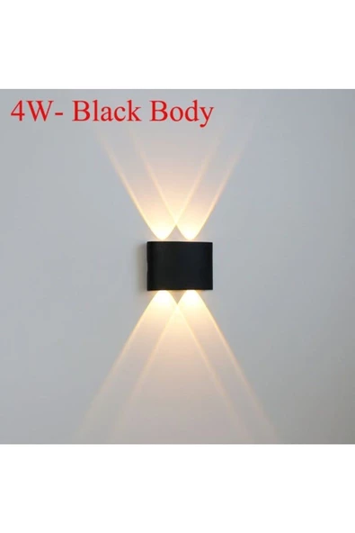 fullreyon 4 Watt GÜN IŞIĞI Işık Ledli Işık Süzmeli Dekoratif İç ve Dış Mekan Led Aplik, Modern ve Şık Armatür