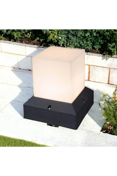 fullreyon E27 Duylu Dekoratif Bahçe Set Üstü Armatür, Modern Tasarım Teras, Kamelya, Veranda, Bahçe Aydınlatma - Resim 6