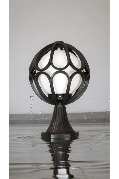 fullreyon Beyaz Işık 10 Watt Ampul Dahil Dekoratif Bahçe Duvar Aydınlatma Armatürü, Set Üstü Dekoratif Aplik - 7