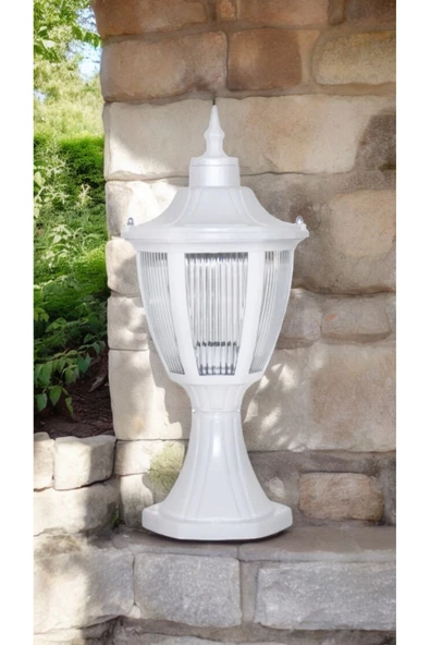 fullreyon 10 Watt Günışığı Ampullü Dekoratif Set Üstü Bahçe Aydınlatma Armatürü, Bahçe Duvar Aydınlatma Apliği
