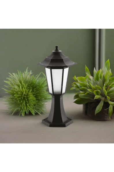 fullreyon 10 Watt Beyaz Işık Led Ampul Dahil Set Üstü Bahçe Aydınlatma Armatürü, Bahçe Duvar Aydınlatma Apliği - 7
