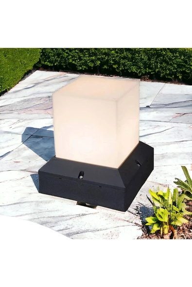 fullreyon E27 Duylu Dekoratif Bahçe Set Üstü Armatür, Modern Tasarım Teras, Kamelya, Veranda, Bahçe Aydınlatma - Resim 3