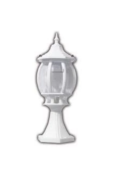 EET PLASTİK Sekizgen Set Üstü Fener Beyaz ürün görseli 1