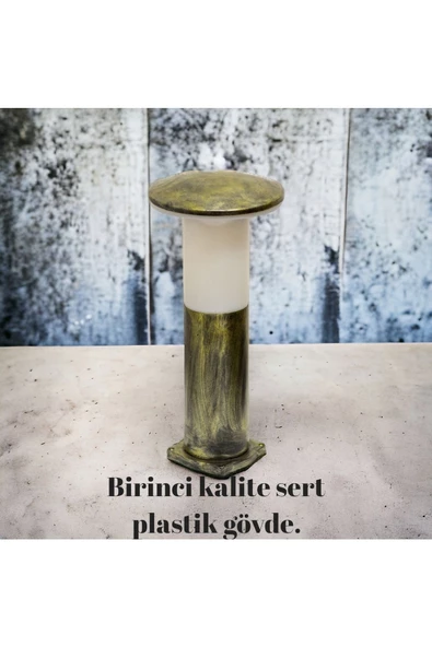 fullreyon 10 Watt Gün Işığı, Antik Eskitme 41 Cm, E27 Duylu Mantar Aplik, Bahçe, Çim, Teras, Duvar Armatürü - 3