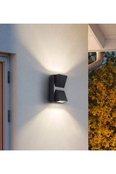 fullreyon Elektrikle Çalışır 6 Watt, Günışığı Led Aplik, Bahçe Duvar Apliği, İç ve Dış Mekan, Merdiven Aplik - 5