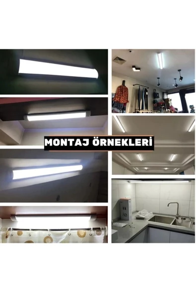 fullreyon Günışığı 3000K, 36 Watt, 120 Cm, Ultra Kaliteli,  Led Bant Armatür, Birinci Sınıf Led Armatür - 7