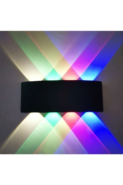 fullreyon 8 Watt Dekoratif Işık Süzmeli İç ve Dış Mekan, Bahçe, Otel, Cafe, Bar, İşletme Apliği, Modern Aplik - 3