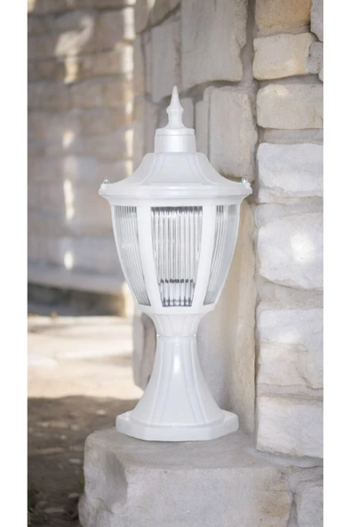 fullreyon Set Üstü Bahçe Aydınlatma Armatürü, Bahçe Duvar Aydınlatma Apliği 10 Watt Beyaz Işık Led Ampul Dahil - Resim 5