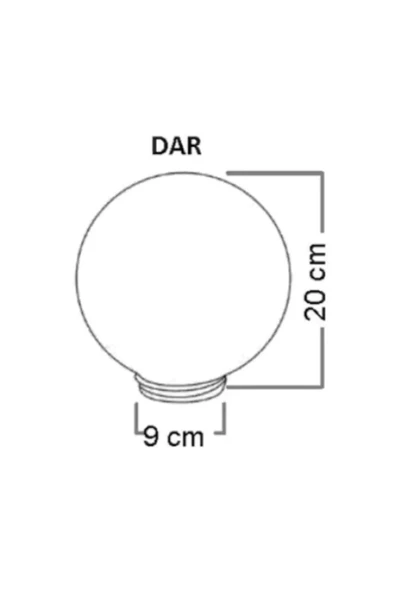 fullreyon 2 Adet 20'lik Karpuz Lamba, Birinci Kalite PVC Glop, Bahçe Aplikleri Yedek Parçası, 20 Cm PVC Küre - 5
