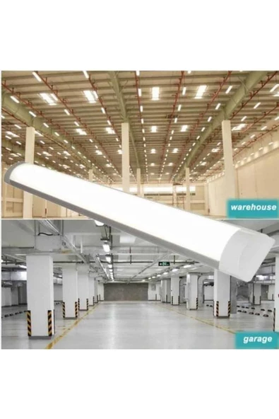 fullreyon 36 Watt, 120 Cm, Ultra Kaliteli, Beyaz Işık, 6500 Kelvin Led Bant Armatür, Birinci Sınıf Led Armatür - Resim 6