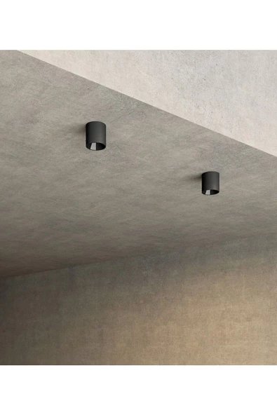 fullreyon 11 x 10 Cm, Metal Kasa, Gu10 Duy Sıva Üstü Tavan Armatürü, Dekoratif Metal Tavan Aplik (Ampul Hariç) - 3