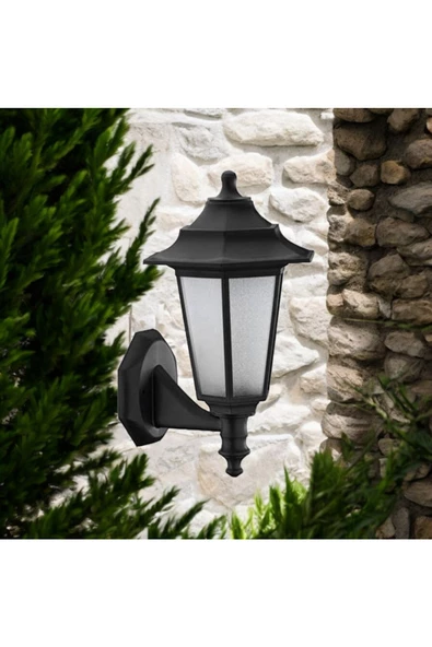 fullreyon E27 Duy, Elektrikle Çalışır, Dekoratif Bahçe, Balkon, Teras, Kapı Giriş Apliği, Bahçe Duvar Armatürü - 6