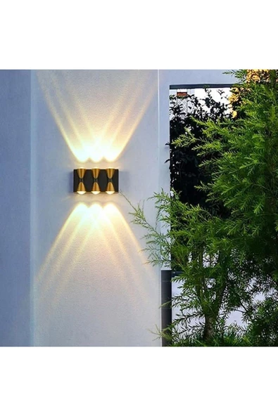 fullreyon 6 Watt Gün Işığı Ledli Modern Tasarım Led Armatür, İç ve Dış Mekan Dekoratif Işık Desenli Led Aplik