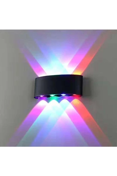 fullreyon 8 Watt Dekoratif Işık Süzmeli İç ve Dış Mekan, Bahçe, Otel, Cafe, Bar, İşletme Apliği, Modern Aplik - 2