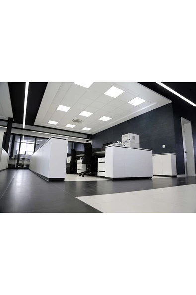 fullreyon 30 x 30 Cm Asma Tavan Led Artmatür, Beyaz Işık 24 Watt Klipin Tavan Lambası, Led Asma Tavan Lambası ürün görseli 1