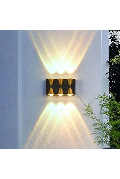 fullreyon 6 Watt Gün Işığı Ledli Dış Mekan, Bahçe, Teras, Balkon, Kamelya, Veranda Apliği, Bahçe Duvar Armatür - 5