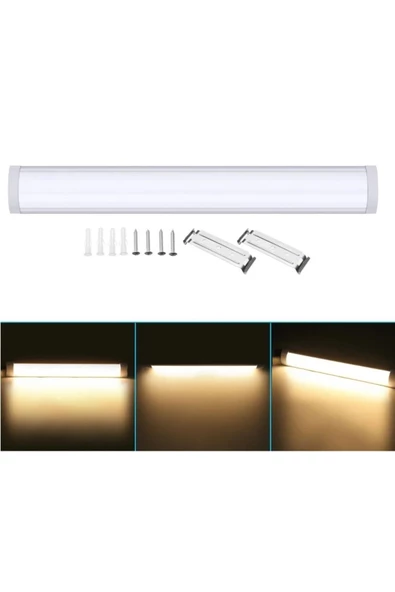 fullreyon Günışığı 3000K, 36 Watt, 120 Cm, Ultra Kaliteli,  Led Bant Armatür, Birinci Sınıf Led Armatür