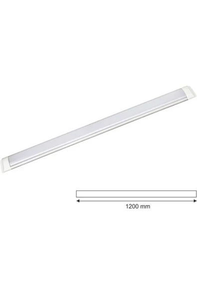 fullreyon 36 Watt, 120 Cm, Ultra Kaliteli, Beyaz Işık, 6500 Kelvin Led Bant Armatür, Birinci Sınıf Led Armatür - Resim 3