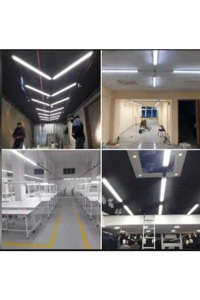 fullreyon 36 Watt, 120 Cm, Ultra Kaliteli, Beyaz Işık, 6500 Kelvin Led Bant Armatür, Birinci Sınıf Led Armatür - Resim 5