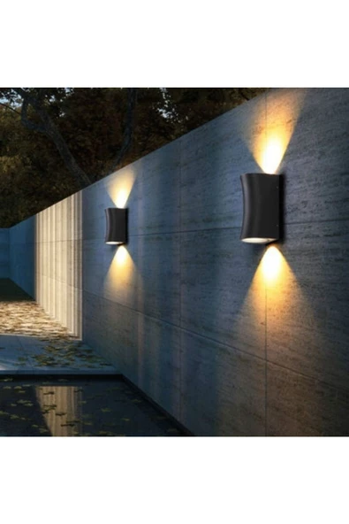 fullreyon Gün Işığı Led Modern Çift Yönlü Iç Ve Dış Mekan Bahçe Teras Duvar Apliği - 2