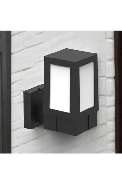 fullreyon Elektrikle Çalışır, E27 Duy Modern Tasarım Bahçe Duvar Apliği, Duvar Armatürü, Balkon, Teras Apliği - 4