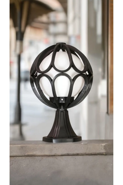 fullreyon Beyaz Işık 10 Watt Ampul Dahil Dekoratif Bahçe Duvar Aydınlatma Armatürü, Set Üstü Dekoratif Aplik - 8