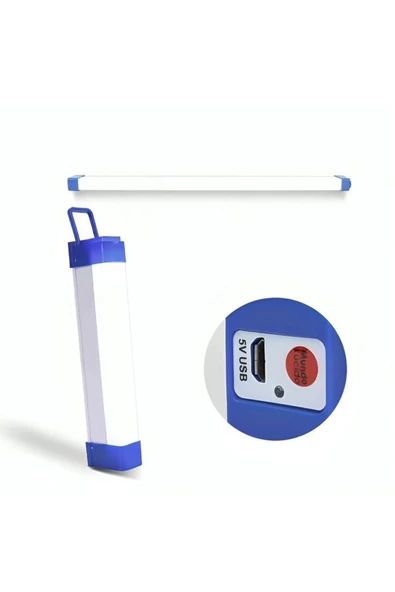 fullreyon Şarzlı, 20 Watt, Acil Yardım Modlu, Dimli, Tekne, Çadır, Dolap İçi, Tezgah Altı Armatür, USB Şarzlı - 3