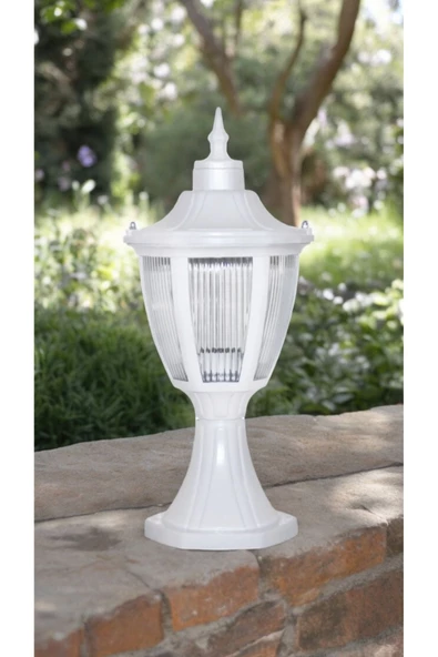 fullreyon Set Üstü Bahçe Aydınlatma Armatürü, Bahçe Duvar Aydınlatma Apliği 10 Watt Beyaz Işık Led Ampul Dahil - Resim 6