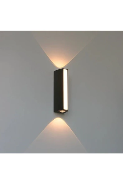 fullreyon 3000K Günışığı 12 Watt Led Aplik, İç ve Dış Mekan Duvar Aplik, Modern Armatür, Teras, Balkon Aplik - 3