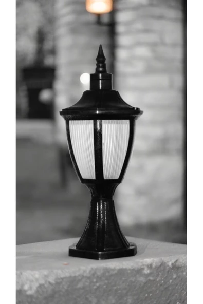 fullreyon E27 Duylu Dekoratif Set Üstü Armatür, Bahçe Duvar Aydınlatma Apliği, Bahçe Armatürü, Plastik Armatür - Resim 5